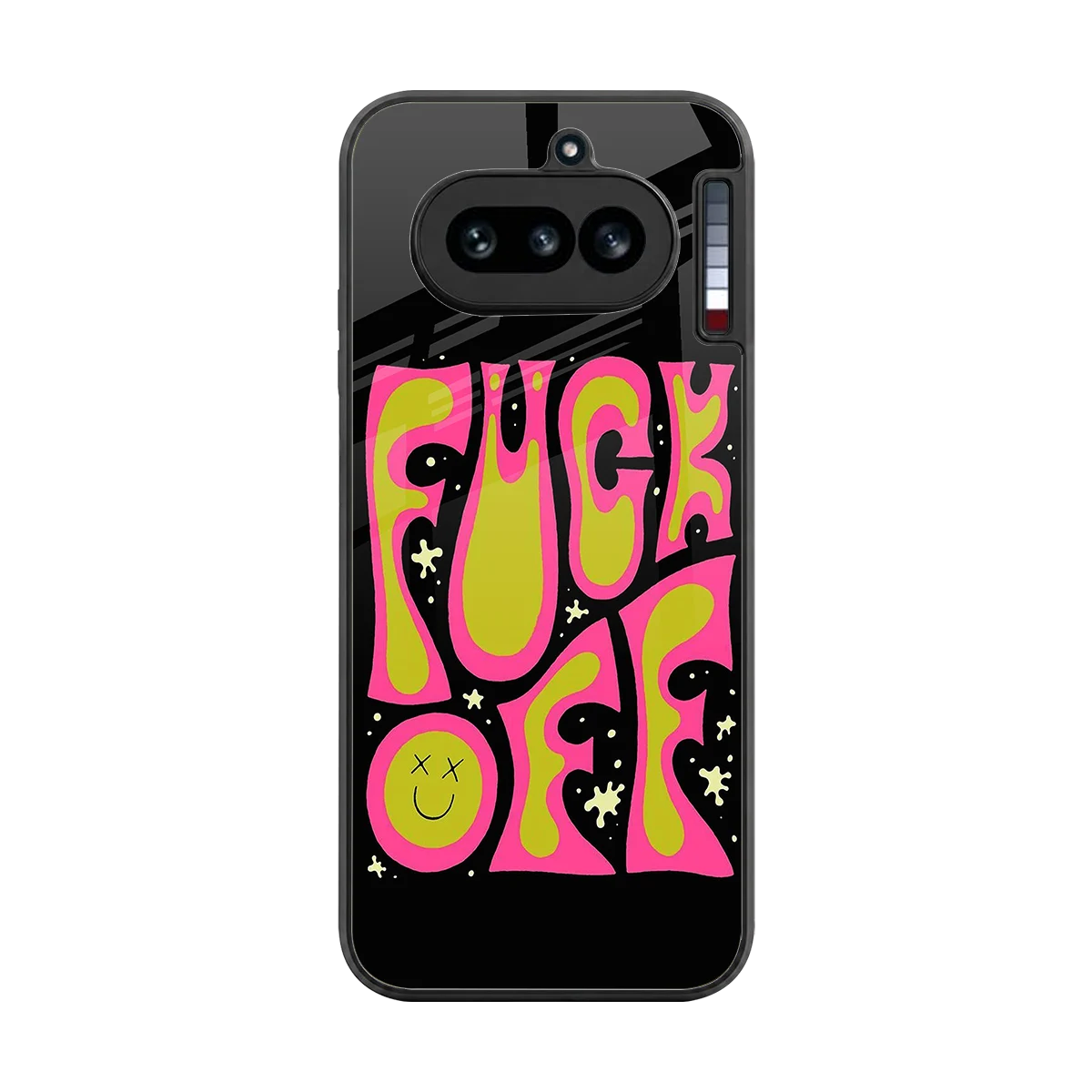 Buzz Off back phone cover | glass case for nothing phone 4a