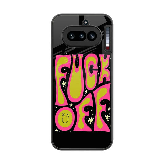 Buzz Off back phone cover | glass case for nothing phone 4a