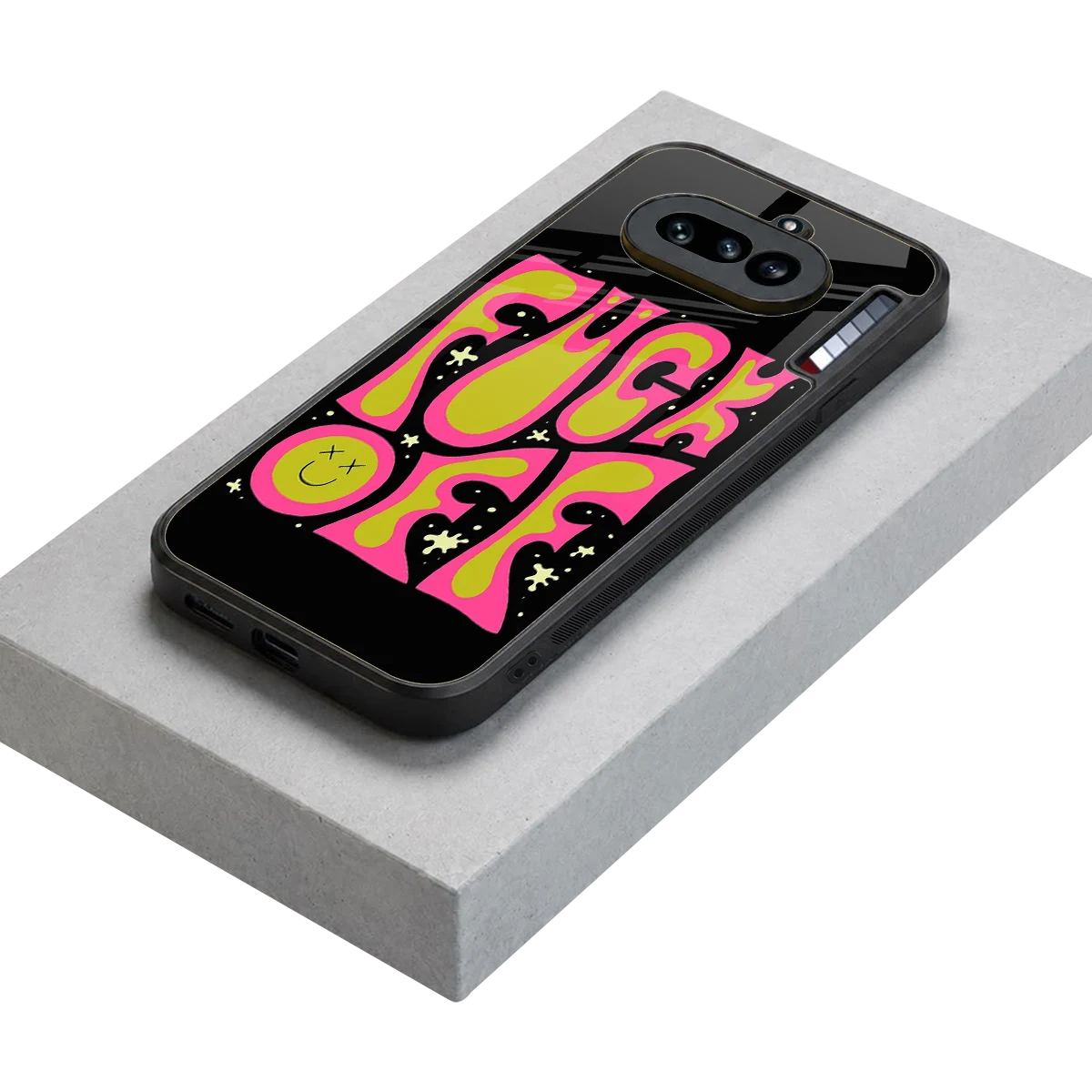 Buzz Off stylish phone case for nothing phone 4a | glossy glass and slim fit