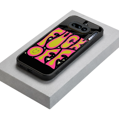 Buzz Off stylish phone case for nothing phone 4a | glossy glass and slim fit