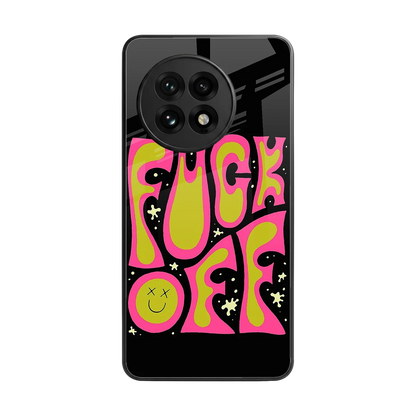 Buzz Off back phone cover | glass case for oneplus 13r