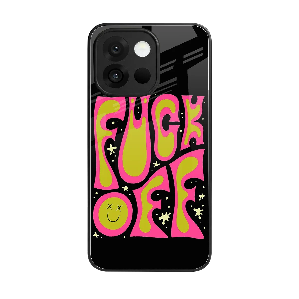 Buzz Off back phone cover | glass case for oneplus 13s