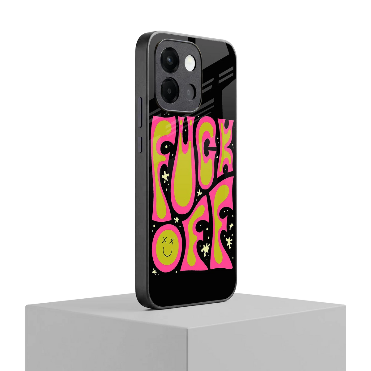 Buzz Off oneplus 13s mobile cover | shockproof glass phone case