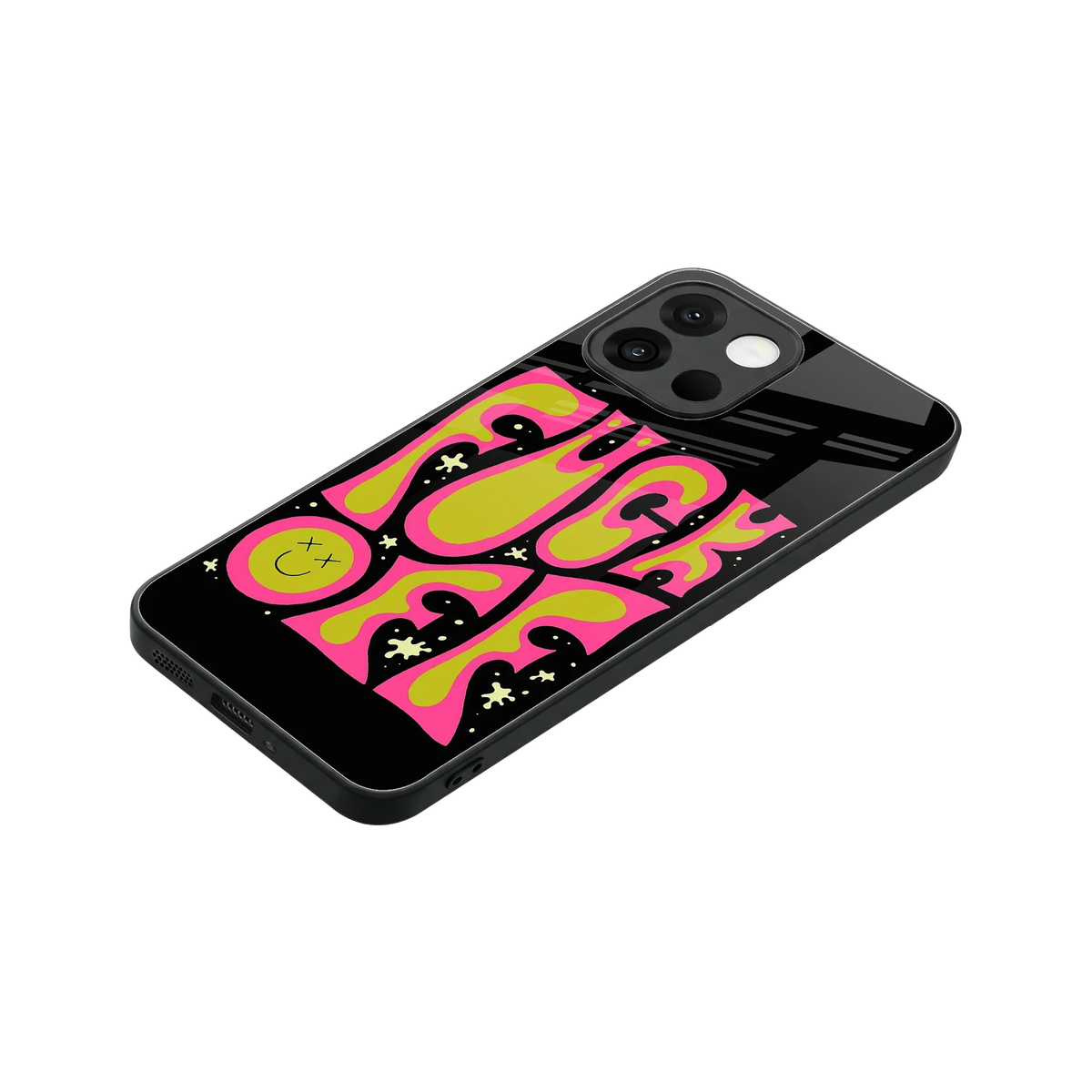 Buzz Off stylish phone case for oneplus 13s | glossy glass and slim fit