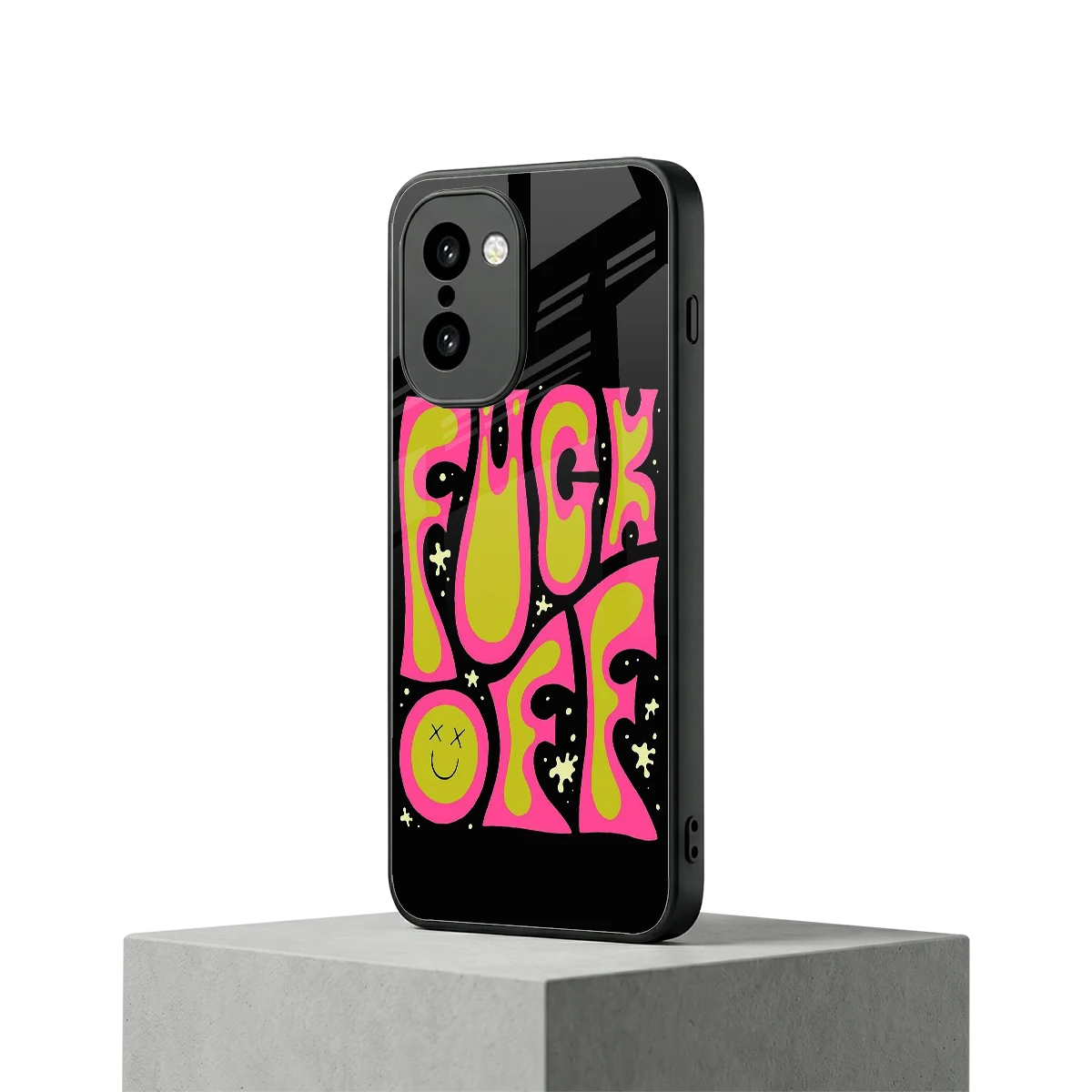 Buzz Off oneplus 15r mobile cover | shockproof glass phone case