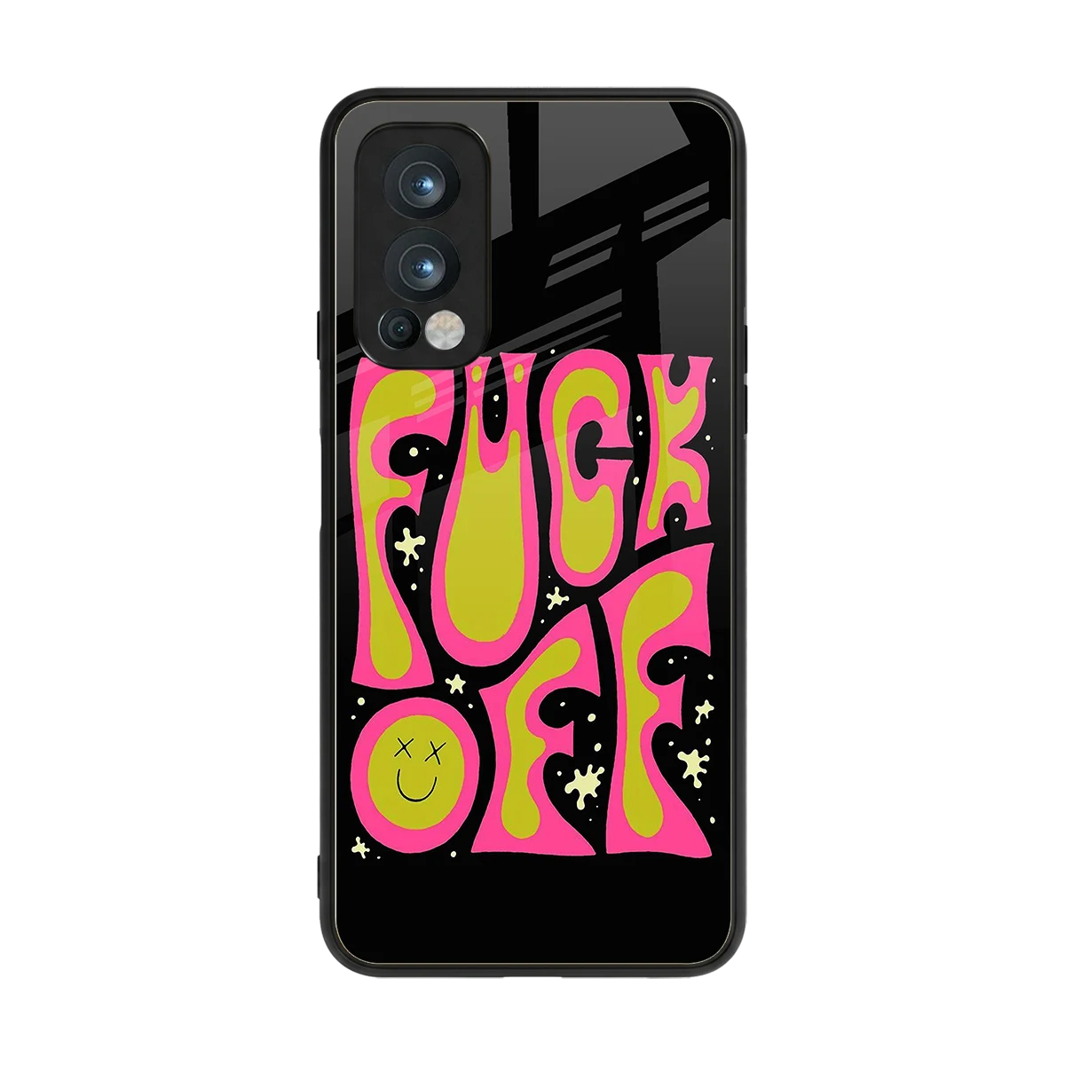 Buzz Off back phone cover | glass case for oneplus nord 2