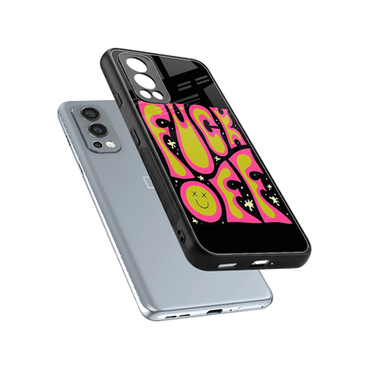 Buzz Off sleek oneplus nord 2 cover with tempered glass back and TPU edges