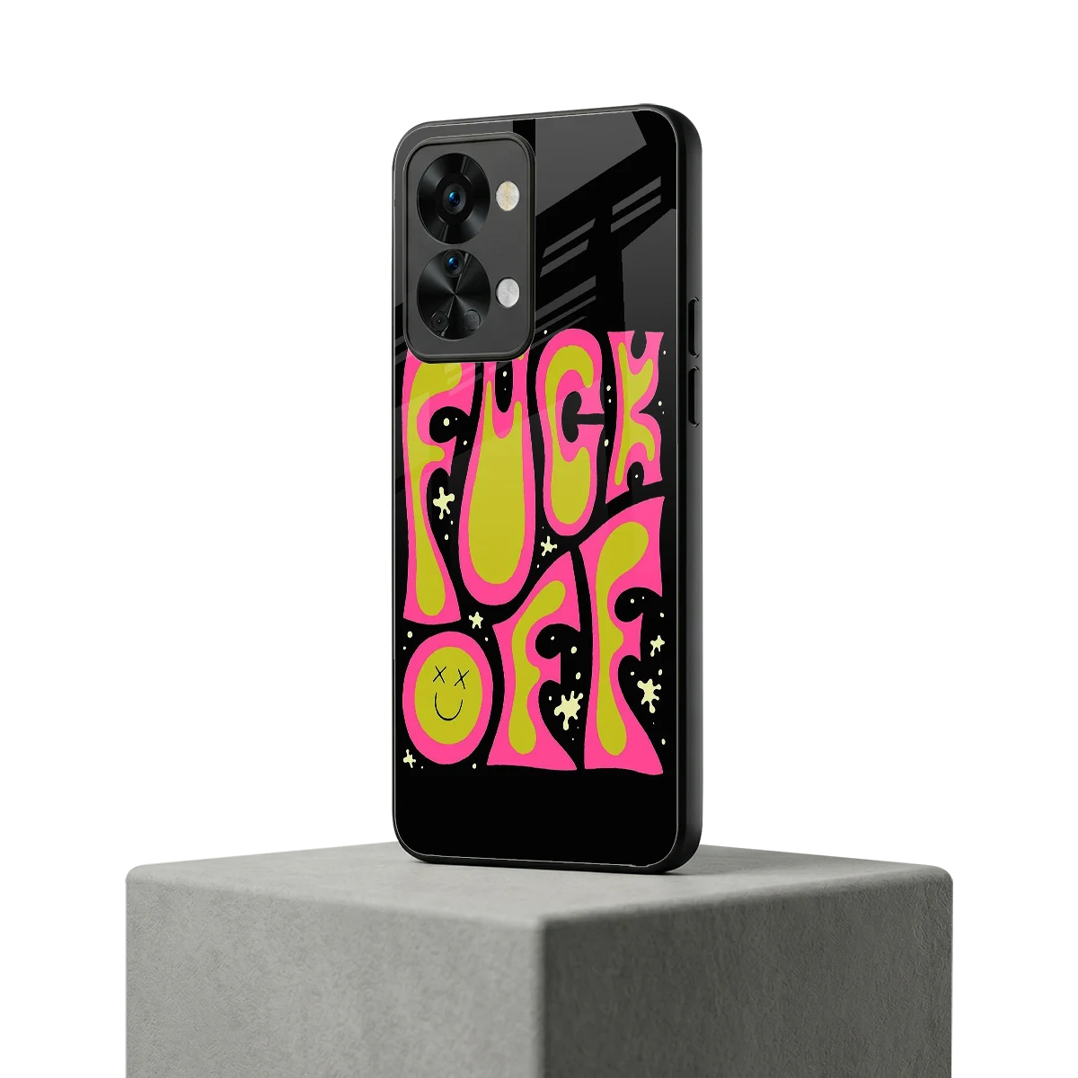 Buzz Off oneplus nord 2t mobile cover | shockproof glass phone case