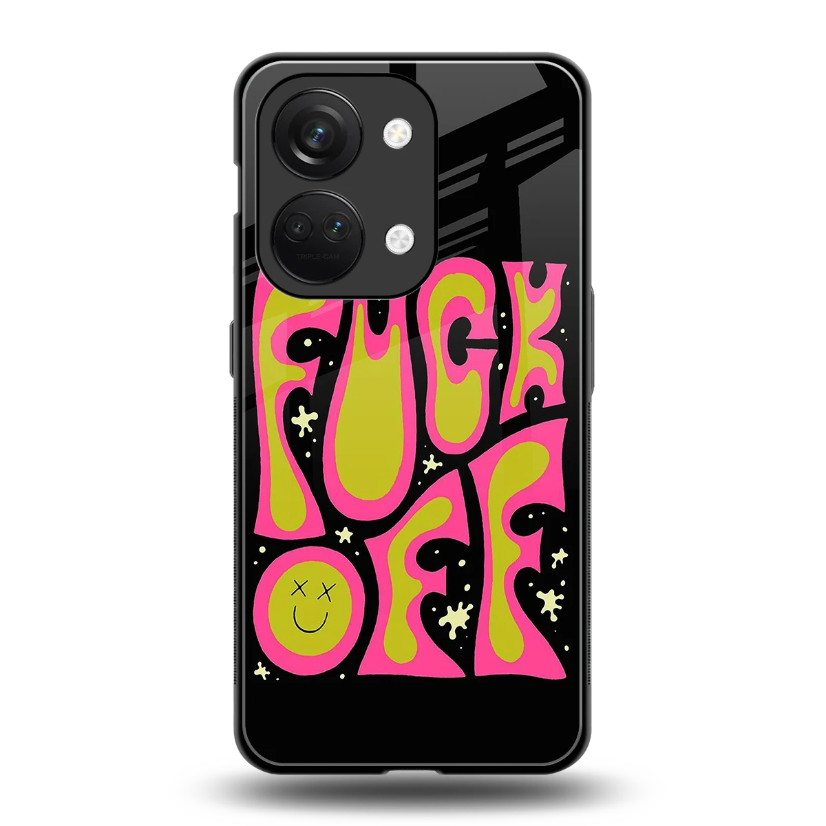 Buzz Off back phone cover | glass case for oneplus nord 3