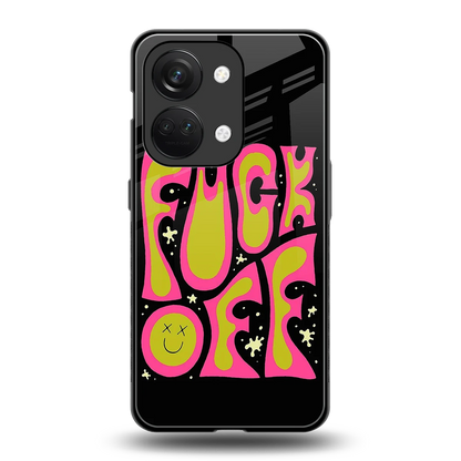 Buzz Off back phone cover | glass case for oneplus nord 3