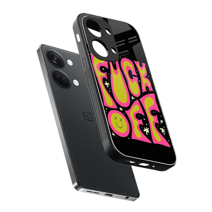 Buzz Off sleek oneplus nord 3 cover with tempered glass back and TPU edges