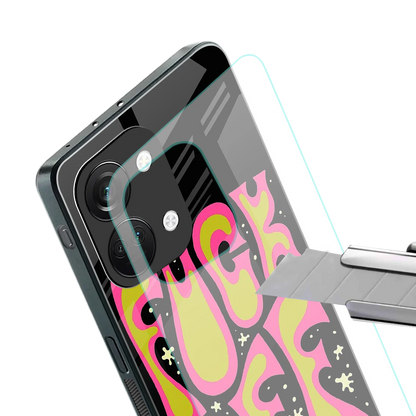 Buzz Off stylish phone case for oneplus nord 3 | glossy glass and slim fit