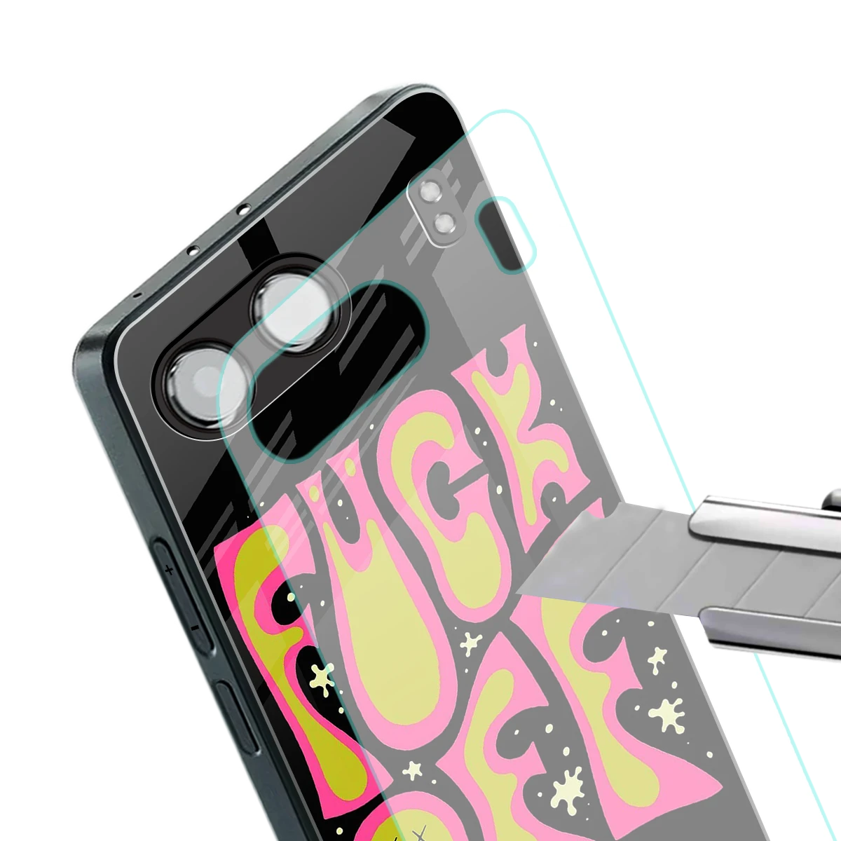 Buzz Off stylish phone case for oneplus nord 4 | glossy glass and slim fit