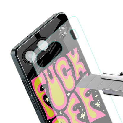 Buzz Off stylish phone case for oneplus nord 4 | glossy glass and slim fit