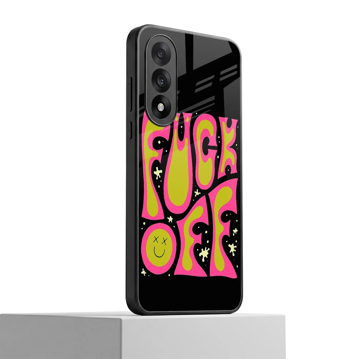 Buzz Off oneplus nord 5 mobile cover | shockproof glass phone case