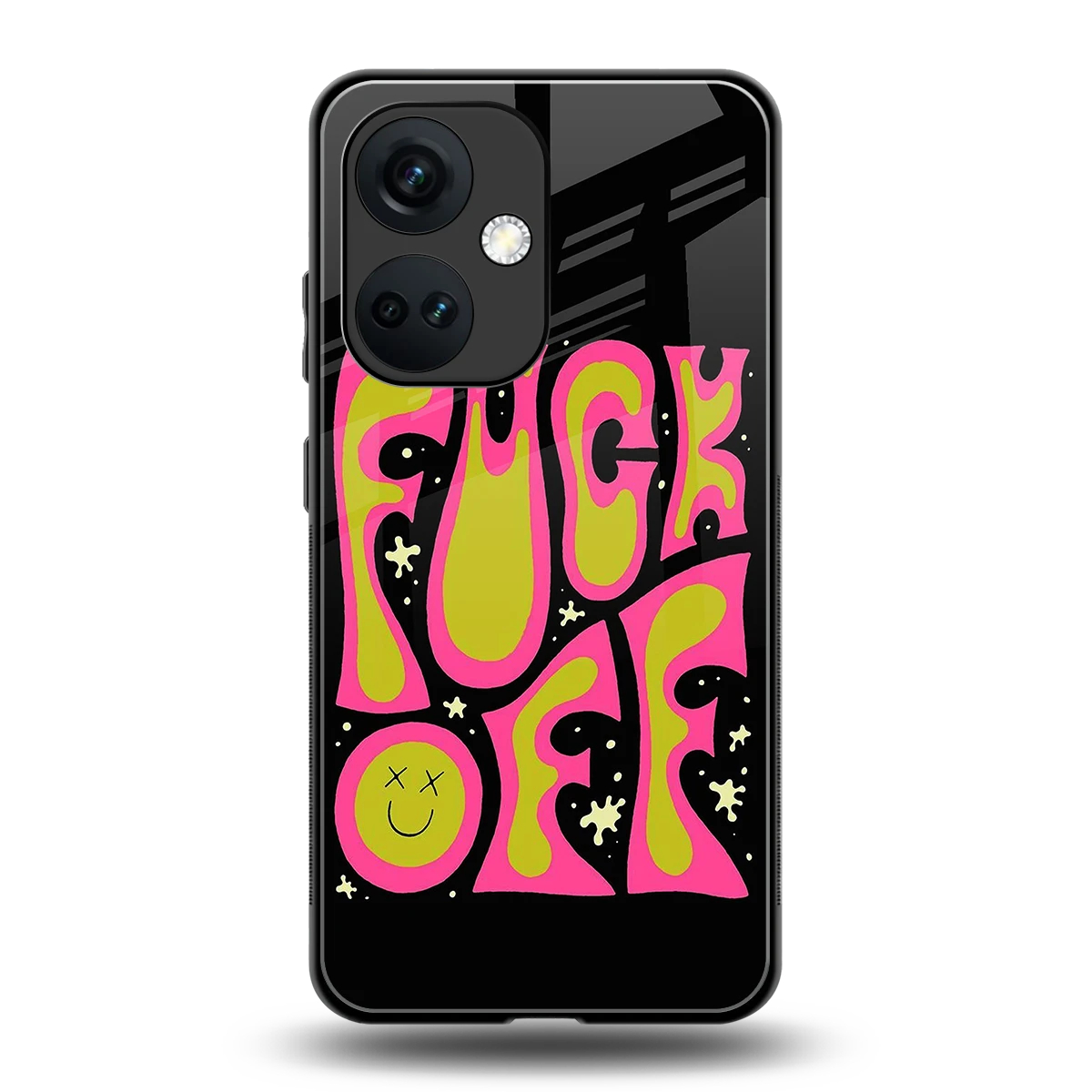 Buzz Off back phone cover | glass case for oneplus nord ce 3