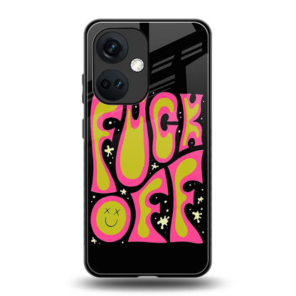 Buzz Off back phone cover | glass case for oneplus nord ce 3