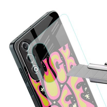 Buzz Off stylish phone case for oneplus nord ce 4 | glossy glass and slim fit