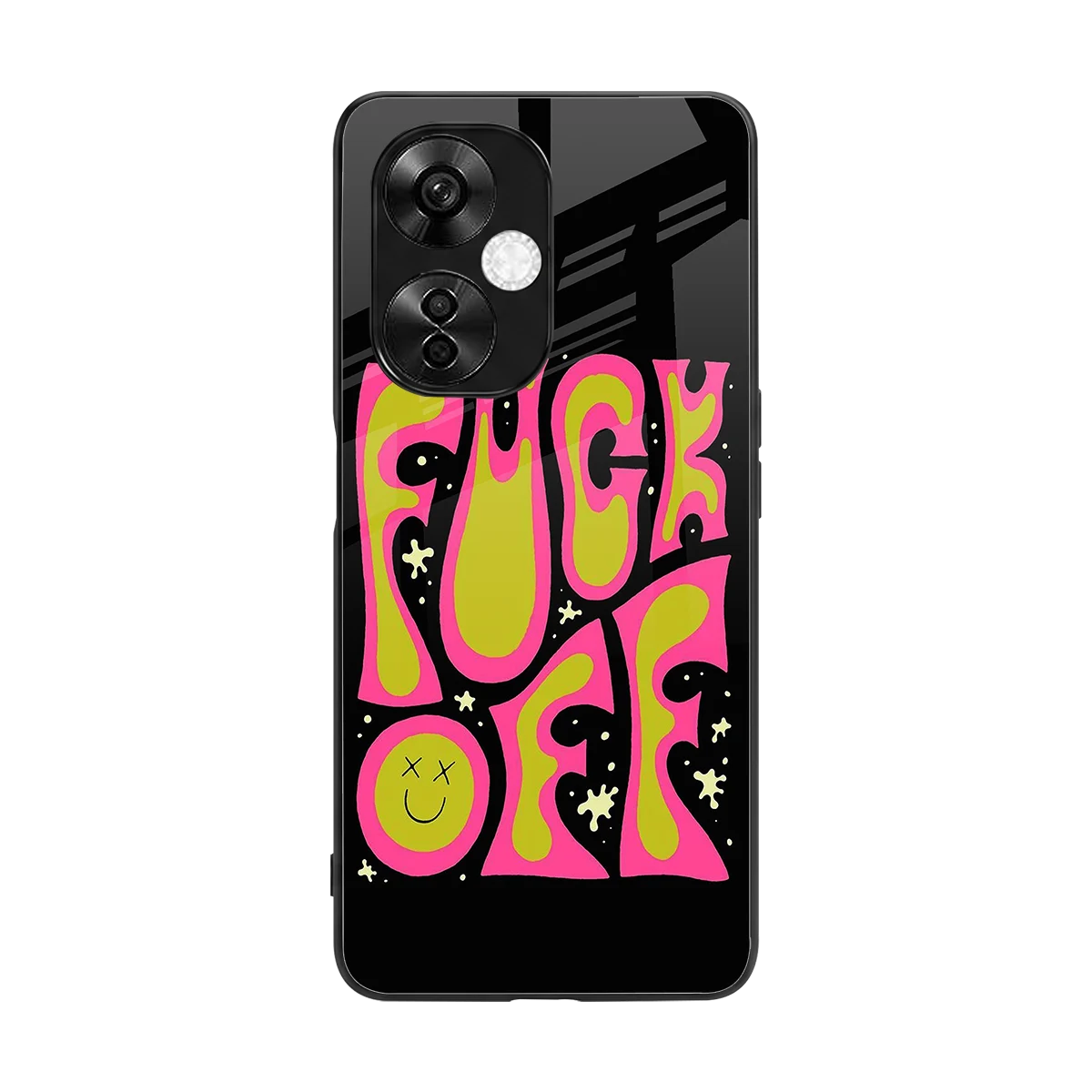Buzz Off back phone cover | glass case for oneplus nord ce 3 lite