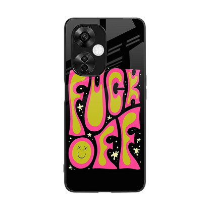 Buzz Off back phone cover | glass case for oneplus nord ce 3 lite