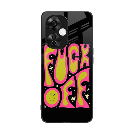 Buzz Off back phone cover | glass case for oneplus nord ce 3 lite