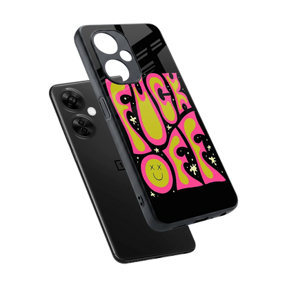 Buzz Off sleek oneplus nord ce 3 lite cover with tempered glass back and TPU edges
