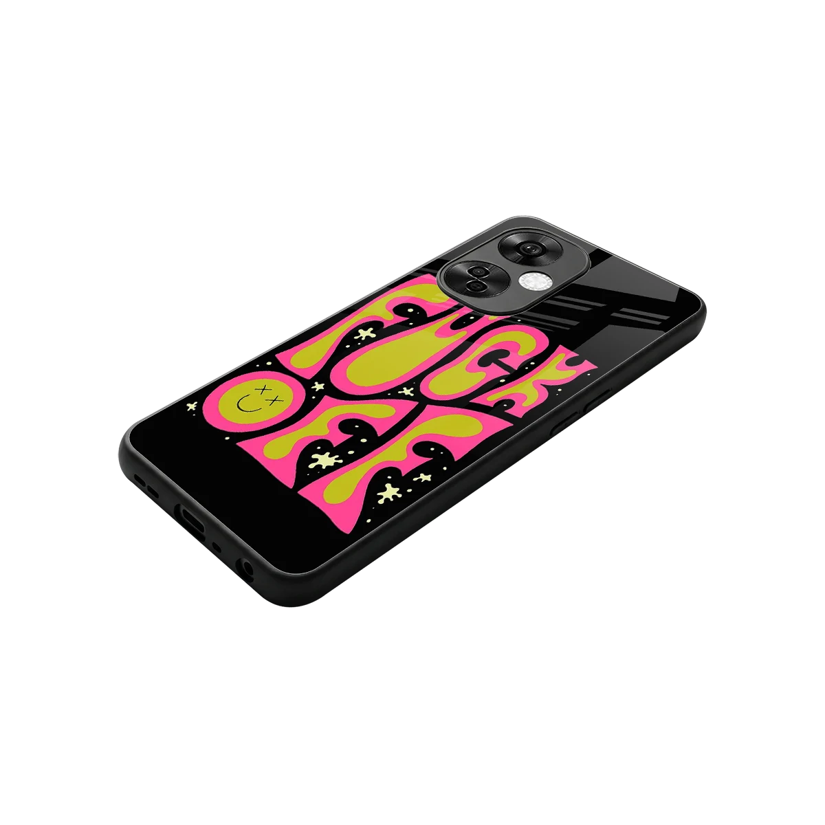 Buzz Off stylish phone case for oneplus nord ce 3 lite | glossy glass and slim fit