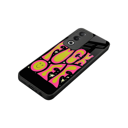Buzz Off stylish phone case for oppo a3 pro | glossy glass and slim fit