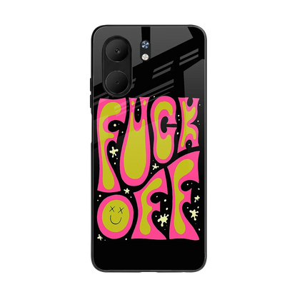 Buzz Off back phone cover | glass case for oppo a5x 5g