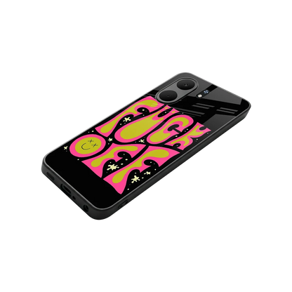 Buzz Off stylish phone case for oppo a5x 5g | glossy glass and slim fit