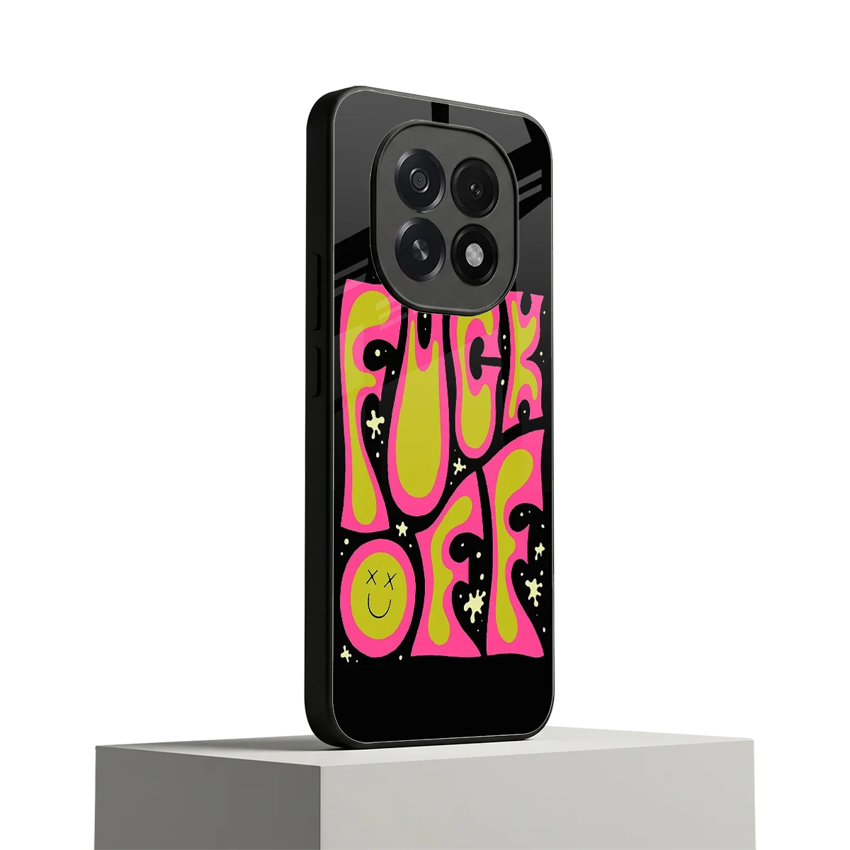 Buzz Off oppo f29 5g mobile cover | shockproof glass phone case