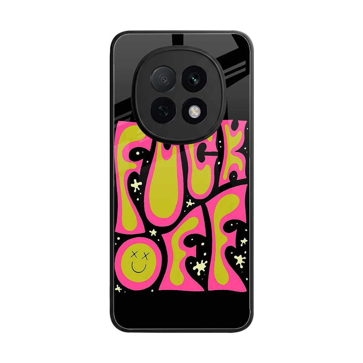 Buzz Off back phone cover | glass case for oppo f29 pro 5g
