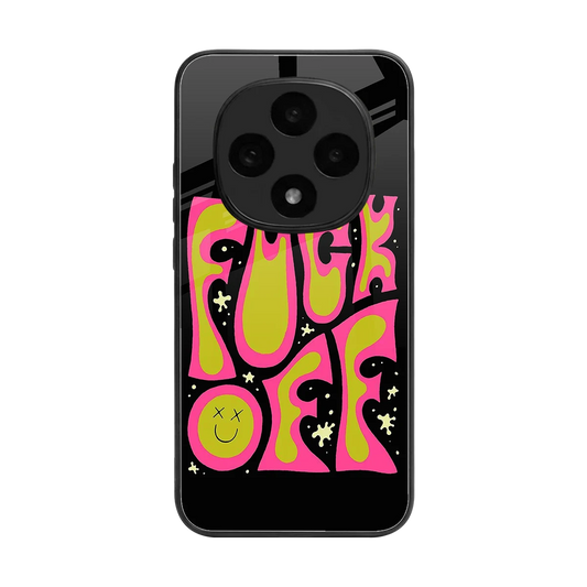 Buzz Off back phone cover | glass case for oppo f31 pro 5g