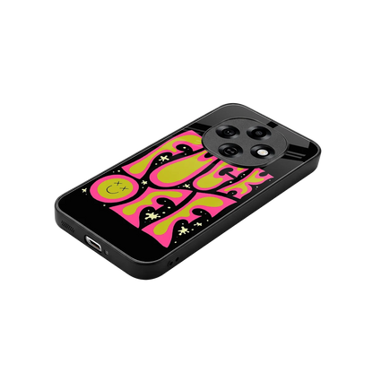 Buzz Off stylish phone case for oppo f31 pro 5g | glossy glass and slim fit