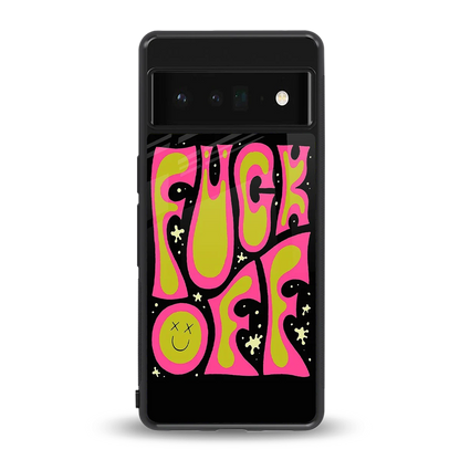 Buzz Off back phone cover | glass case for google pixel 6 pro