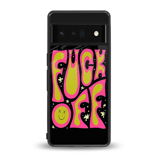 Buzz Off back phone cover | glass case for google pixel 6 pro