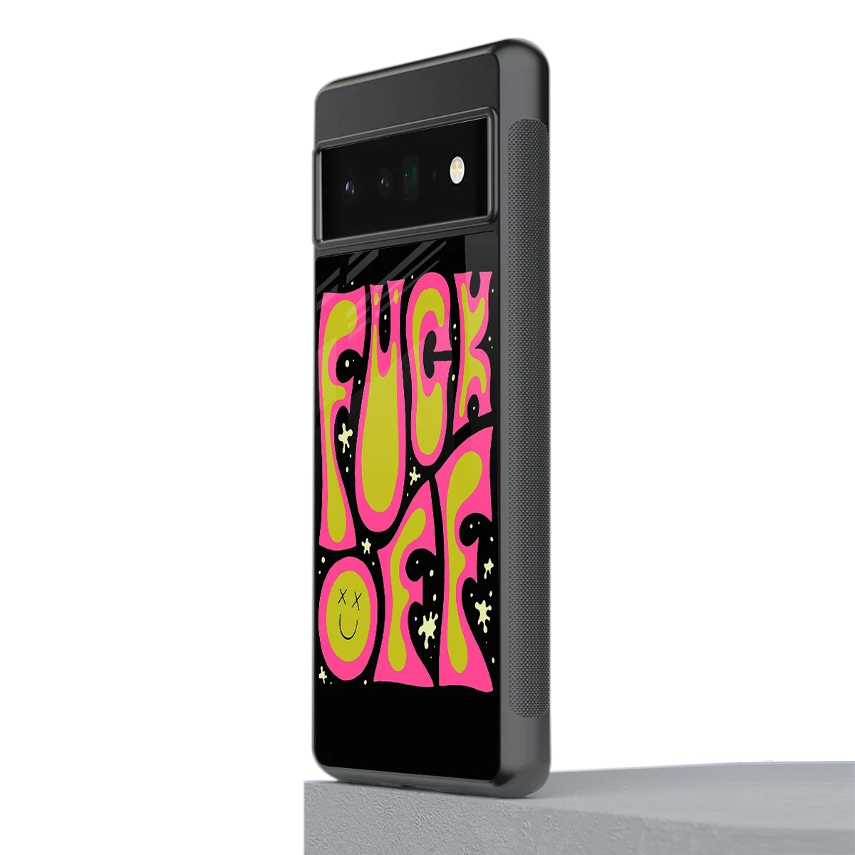 Buzz Off stylish phone case for google pixel 6 pro | glossy glass and slim fit