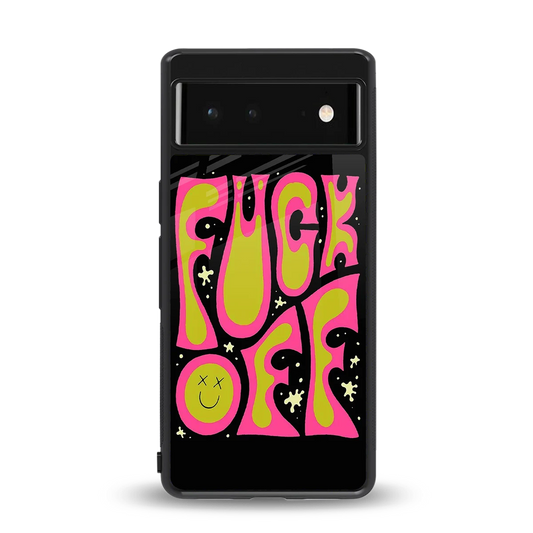 Buzz Off back phone cover | glass case for google pixel 6