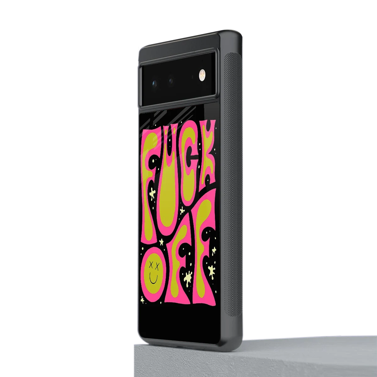 Buzz Off stylish phone case for google pixel 6 | glossy glass and slim fit