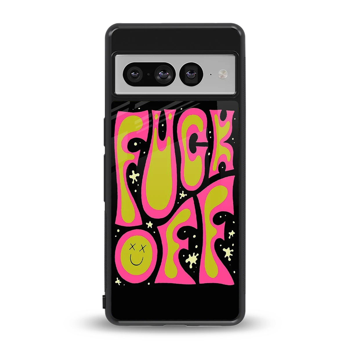 Buzz Off back phone cover | glass case for google pixel 7 pro