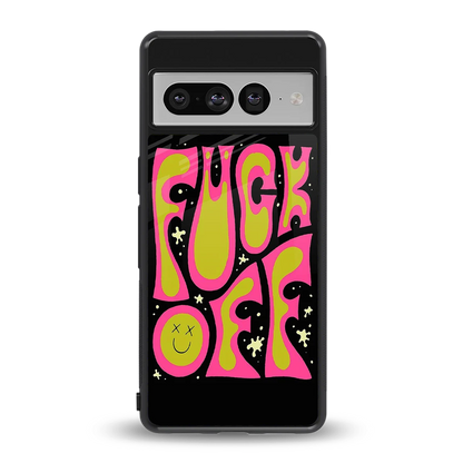 Buzz Off back phone cover | glass case for google pixel 7 pro