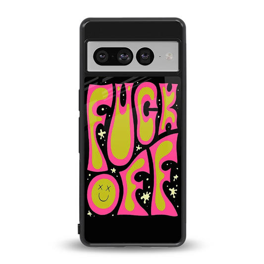 Buzz Off back phone cover | glass case for google pixel 7 pro