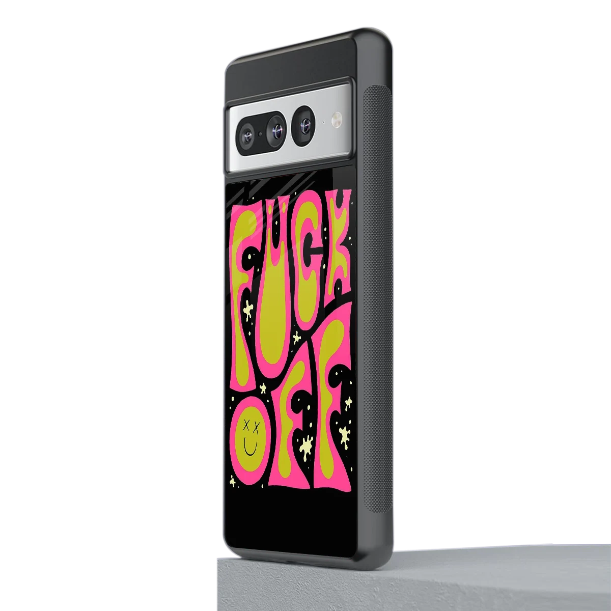 Buzz Off stylish phone case for google pixel 7 pro | glossy glass and slim fit