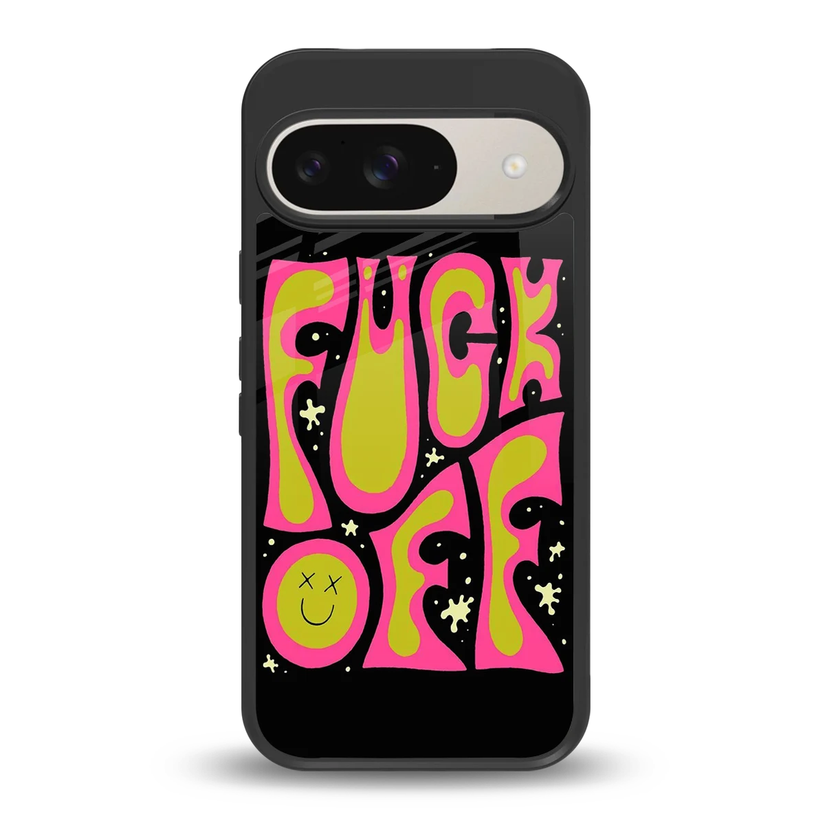 Buzz Off back phone cover | glass case for google pixel 9