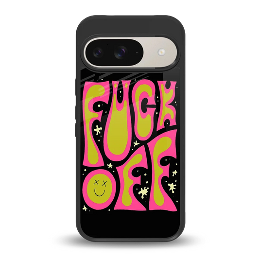 Buzz Off back phone cover | glass case for google pixel 9