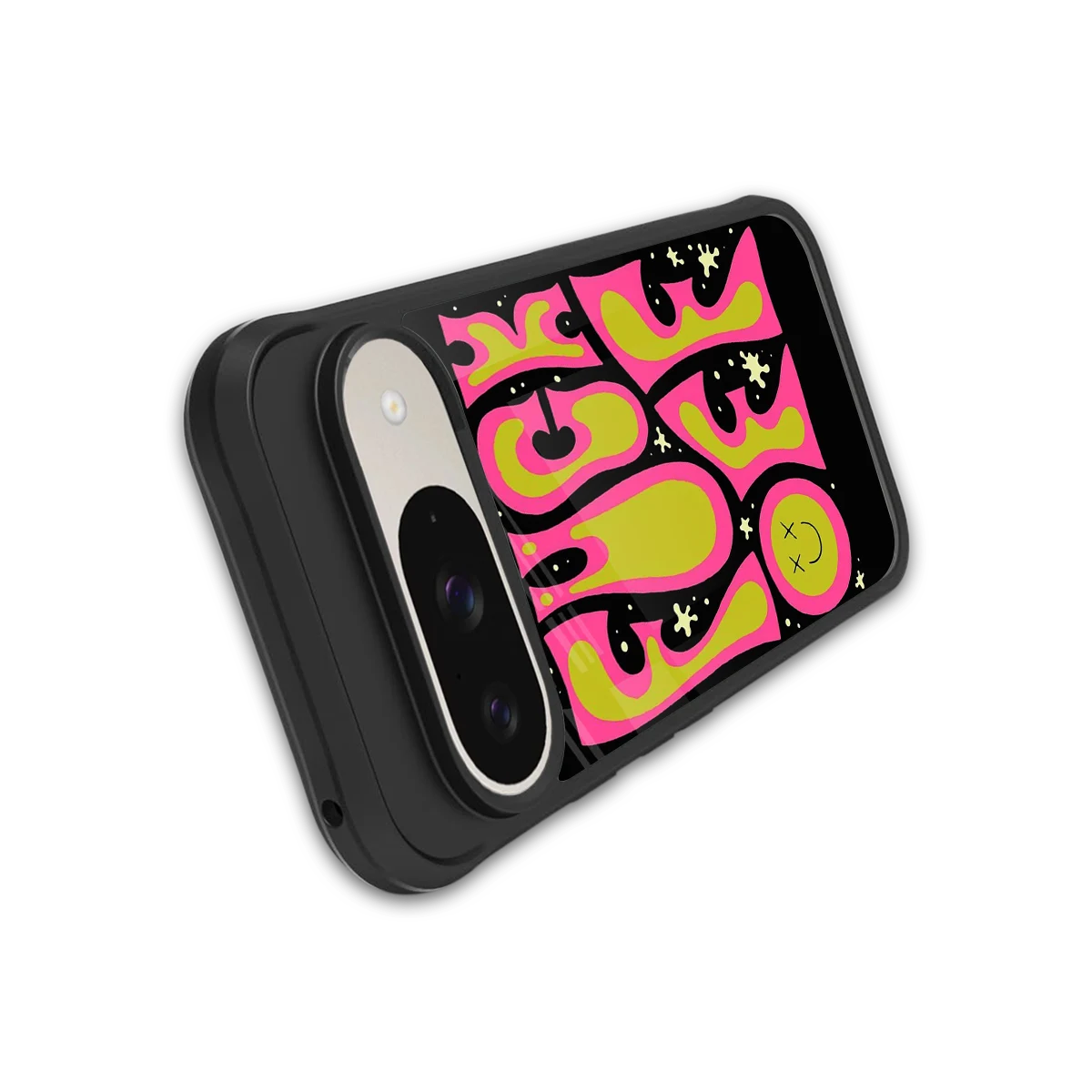 Buzz Off stylish phone case for google pixel 9 | glossy glass and slim fit
