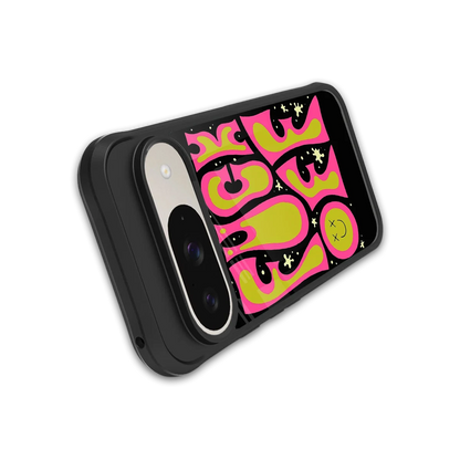 Buzz Off stylish phone case for google pixel 9 | glossy glass and slim fit