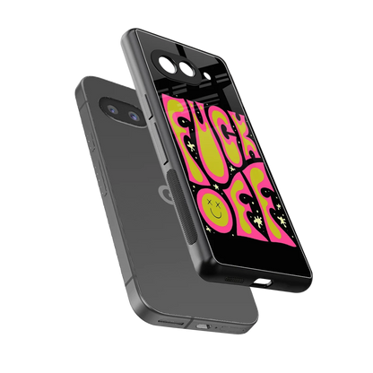 Buzz Off sleek google pixel 10a cover with tempered glass back and TPU edges
