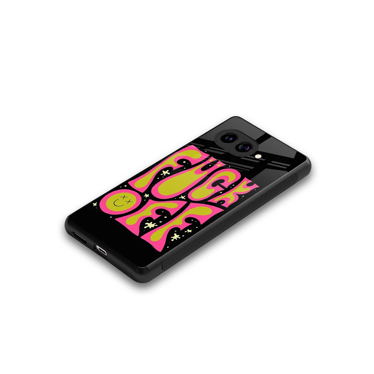 Buzz Off stylish phone case for google pixel 10a | glossy glass and slim fit