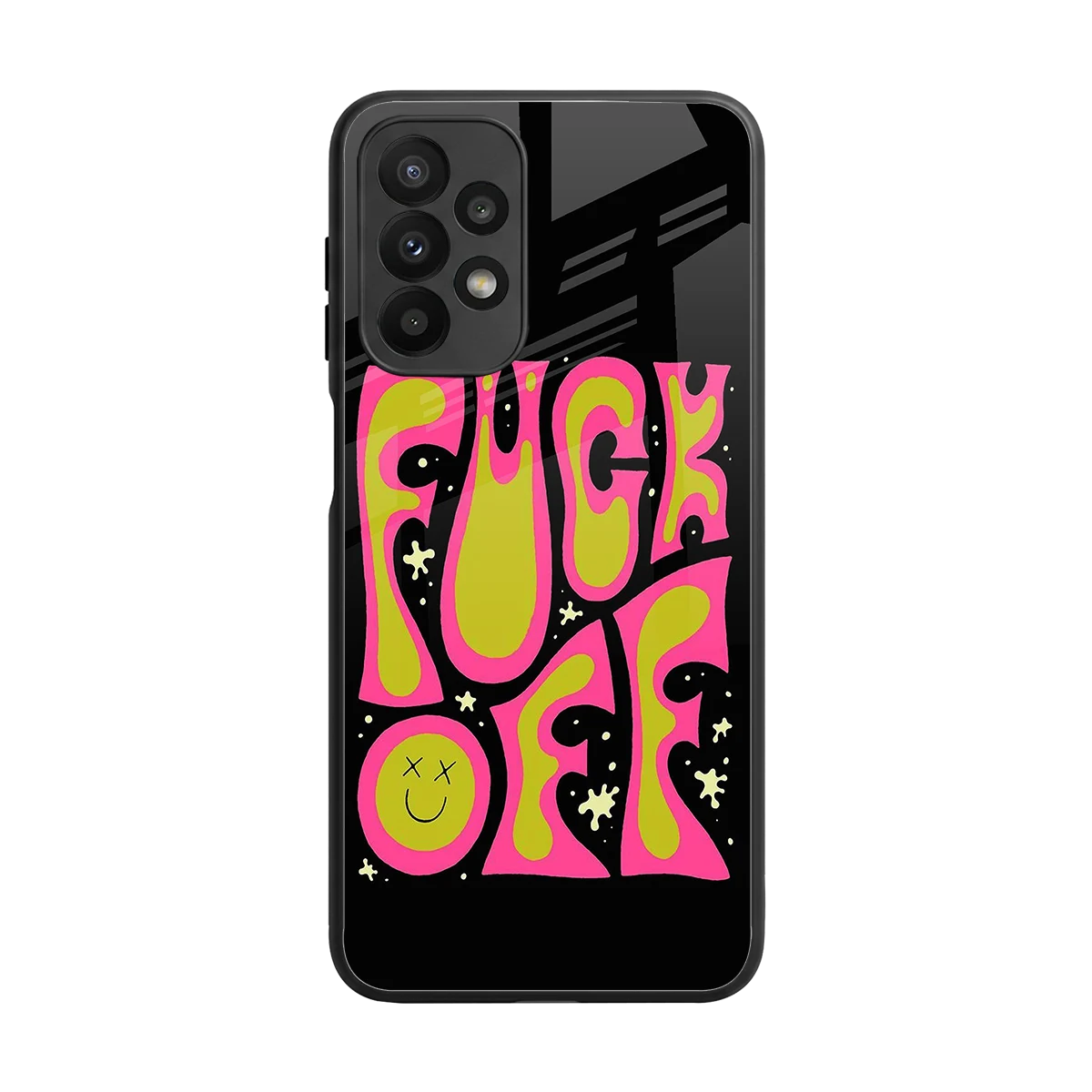 Buzz Off back phone cover | glass case for samsung galaxy a23